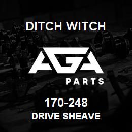 170-248 Ditch Witch DRIVE SHEAVE | AGA Parts