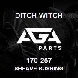 170-257 Ditch Witch SHEAVE BUSHING | AGA Parts