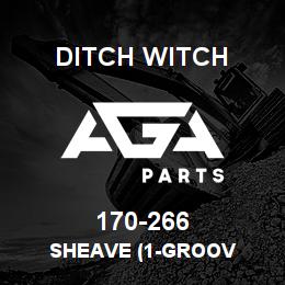 170-266 Ditch Witch SHEAVE (1-GROOV | AGA Parts