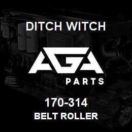 170-314 Ditch Witch BELT ROLLER | AGA Parts