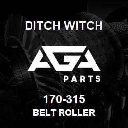 170-315 Ditch Witch BELT ROLLER | AGA Parts