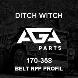 170-358 Ditch Witch BELT RPP PROFIL | AGA Parts