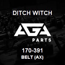 170-391 Ditch Witch BELT (AX) | AGA Parts