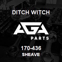 170-436 Ditch Witch SHEAVE | AGA Parts
