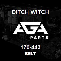 170-443 Ditch Witch BELT | AGA Parts