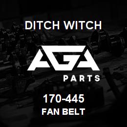 170-445 Ditch Witch FAN BELT | AGA Parts