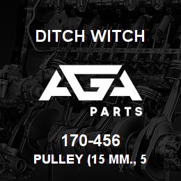 170-456 Ditch Witch PULLEY (15 MM., 5 | AGA Parts