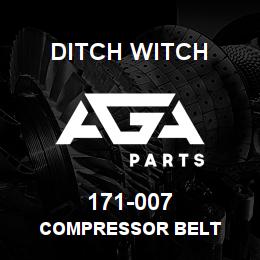171-007 Ditch Witch COMPRESSOR BELT | AGA Parts