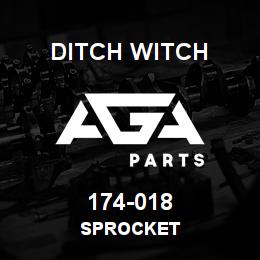 174-018 Ditch Witch SPROCKET | AGA Parts
