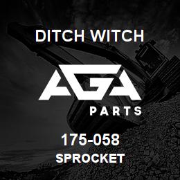 175-058 Ditch Witch SPROCKET | AGA Parts