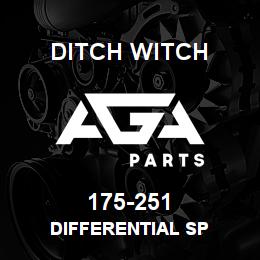 175-251 Ditch Witch DIFFERENTIAL SP | AGA Parts
