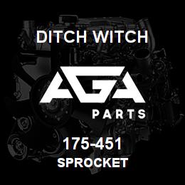 175-451 Ditch Witch SPROCKET | AGA Parts