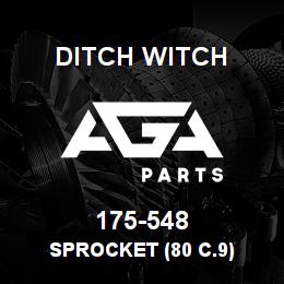 175-548 Ditch Witch SPROCKET (80 C.9) | AGA Parts