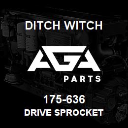 175-636 Ditch Witch DRIVE SPROCKET | AGA Parts