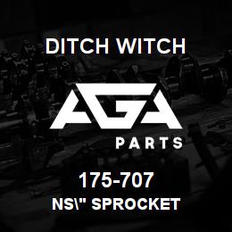 175-707 Ditch Witch NS" SPROCKET | AGA Parts