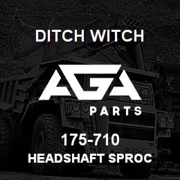 175-710 Ditch Witch HEADSHAFT SPROC | AGA Parts
