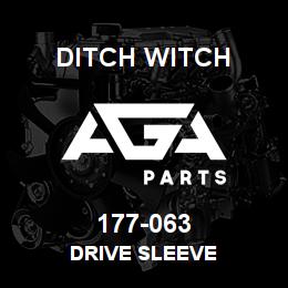 177-063 Ditch Witch DRIVE SLEEVE | AGA Parts