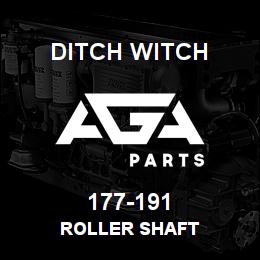 177-191 Ditch Witch ROLLER SHAFT | AGA Parts