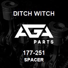 177-251 Ditch Witch SPACER | AGA Parts