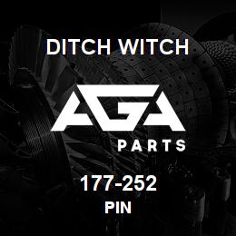 177-252 Ditch Witch PIN | AGA Parts