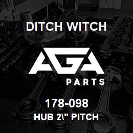 178-098 Ditch Witch HUB 2" PITCH | AGA Parts