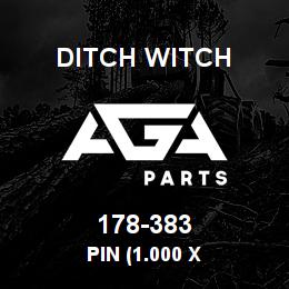 178-383 Ditch Witch PIN (1.000 X | AGA Parts