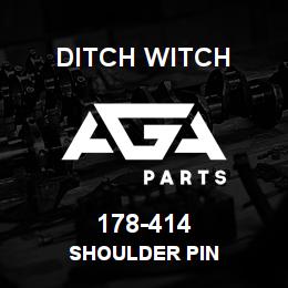 178-414 Ditch Witch SHOULDER PIN | AGA Parts