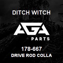178-667 Ditch Witch DRIVE ROD COLLA | AGA Parts