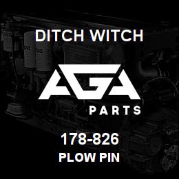 178-826 Ditch Witch PLOW PIN | AGA Parts