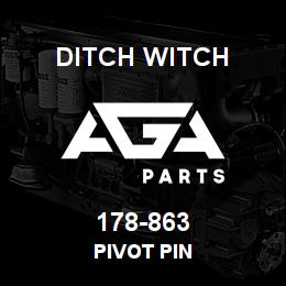 178-863 Ditch Witch PIVOT PIN | AGA Parts