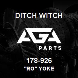178-926 Ditch Witch 'RO' YOKE | AGA Parts