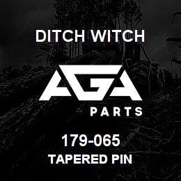 179-065 Ditch Witch TAPERED PIN | AGA Parts