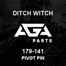 179-141 Ditch Witch PIVOT PIN | AGA Parts