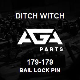 179-179 Ditch Witch BAIL LOCK PIN | AGA Parts