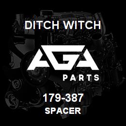 179-387 Ditch Witch SPACER | AGA Parts