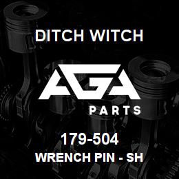 179-504 Ditch Witch WRENCH PIN - SH | AGA Parts