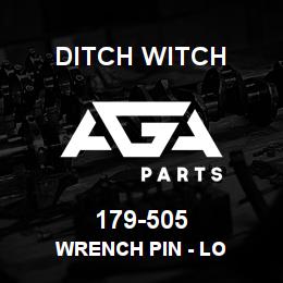179-505 Ditch Witch WRENCH PIN - LO | AGA Parts