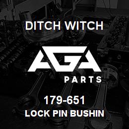 179-651 Ditch Witch LOCK PIN BUSHIN | AGA Parts