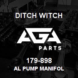 179-898 Ditch Witch AL PUMP MANIFOL | AGA Parts