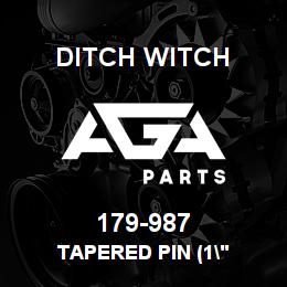 179-987 Ditch Witch TAPERED PIN (1" | AGA Parts