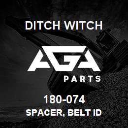 180-074 Ditch Witch SPACER, BELT ID | AGA Parts