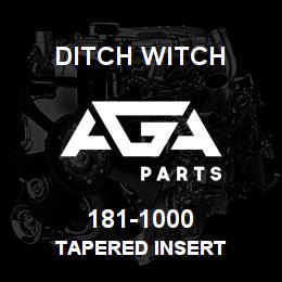 181-1000 Ditch Witch TAPERED INSERT | AGA Parts