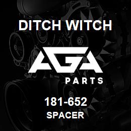 181-652 Ditch Witch SPACER | AGA Parts