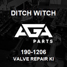 190-1206 Ditch Witch VALVE REPAIR KI | AGA Parts
