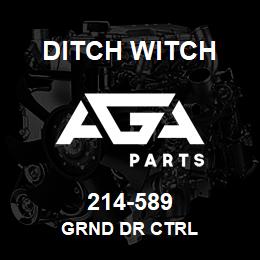 214-589 Ditch Witch GRND DR CTRL | AGA Parts