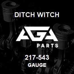 217-543 Ditch Witch GAUGE | AGA Parts