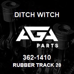 362-1410 Ditch Witch RUBBER TRACK 20 | AGA Parts