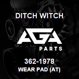 362-1978 Ditch Witch WEAR PAD (AT) | AGA Parts