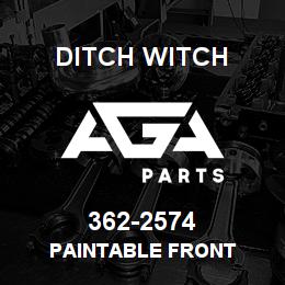 362-2574 Ditch Witch PAINTABLE FRONT | AGA Parts