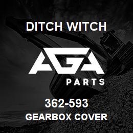362-593 Ditch Witch GEARBOX COVER | AGA Parts